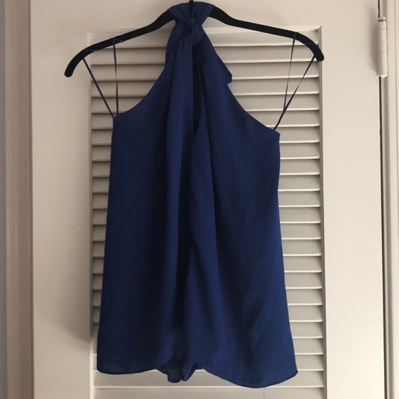 Royal Blue Keyhole top - Picture 7 of 7